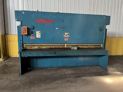 10' x 1/4" HTC MODEL 250-10A HYDRAULIC SHEAR: STOCK #19778