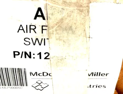 NEW MCDONNELL & MILLER AF-1 AIR FLOW SWITCH AF1