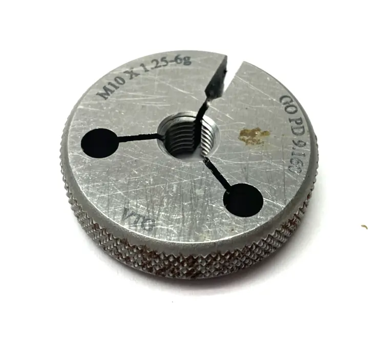 Used VERMONT GAGE THREADED RING GAUGE M10X1.25-6G GO PD 9.160 Pin & Plug Gages Michigan US | Maverick Industrial Sales #1122957