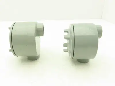 Rawelt GR Series Explosion Proof Conduit Outlet Box 3/4"NPT Two Hole Lot of 2