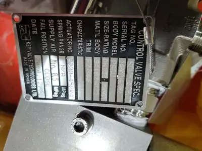 NEW 2014 HP VALVES/KEY VALVE TECHNOLOGIES SDV-24100C