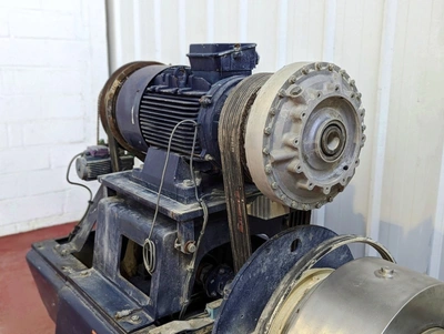 Andritz/Guinard D5L P50 HBIL sanitary decanter centrifuge, 316L SS.