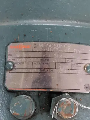USED DODGE DODGE IN LINE GEAR BOX M85050NCB 079163-64-DY SIZE: 56-T-M / A-1-31.4-4-A