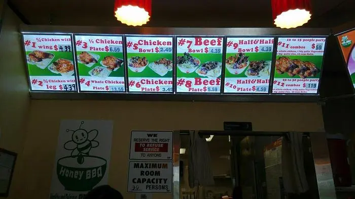 63" Menu Billboard advertising Light board led opening
