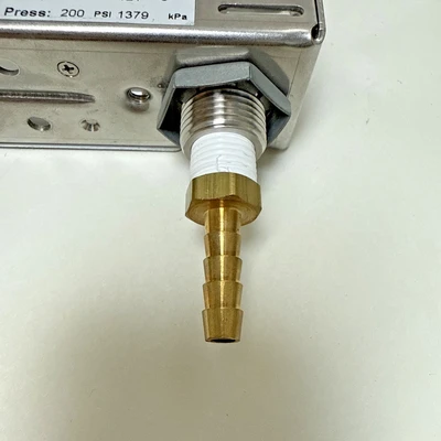 King Instrument Company 74C123G081323510 Glass Tube FlowMeter