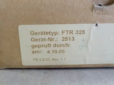 NEW ENDRESS+HAUSER FTR325-A1A1