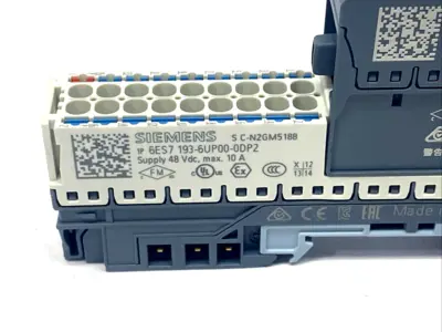 USED SIEMENS POTDIS-TB-BR-W TYPE BR MODULE 6ES7193-6UP00-0DP2 BASE