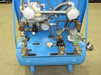 Thermco Model 8300HN50AN160 Hydrogen Nitrogen Flammable Gas Mixer Needs Gauges