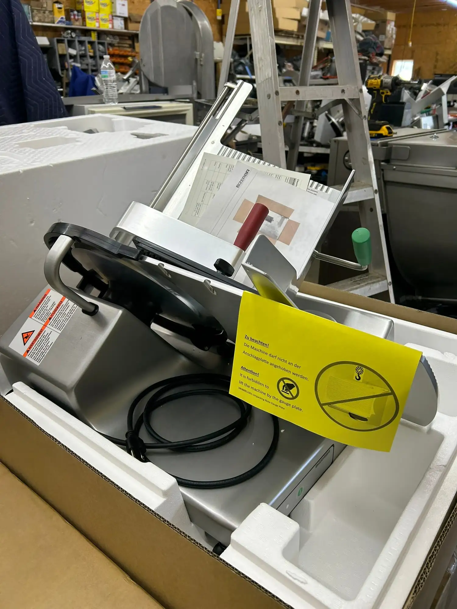Bizerba GSPH 2025 Manual Gravity Slicer **NEW** in box