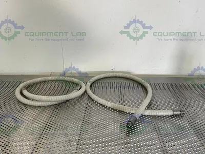 USED SAINT GOBAIN STHT-W-0500 60" SILICONE HOSE W/ 1/2" THREADED FITTING