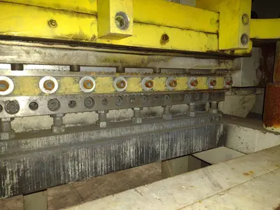 48” WIDE x 30 HP MECHANICAL IN-LINE COIL PRESS & SHEAR WITH PLC VARIABLE SPEED DRIVE: STOCK #22968