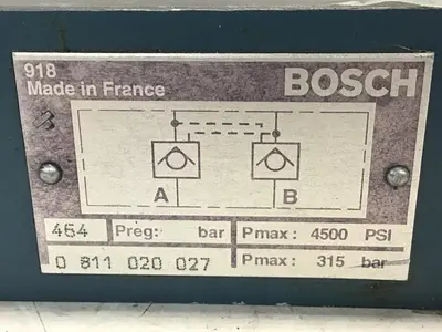 USED BOSCH 0 811 020 027