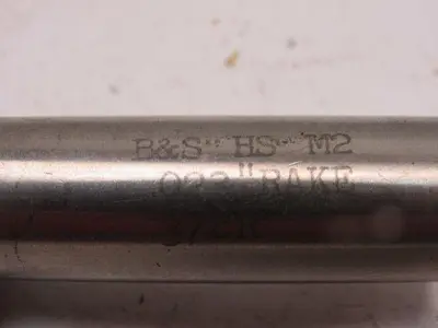 B&S M7 Shank .023"Rake 3/8 R Corner Rounding End Mill 4 Flute