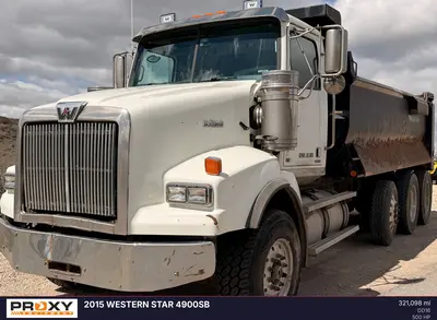 Used 2015 WESTERN STAR 4900SB Dump trucks Utah US | Proxy Equipment #1388714