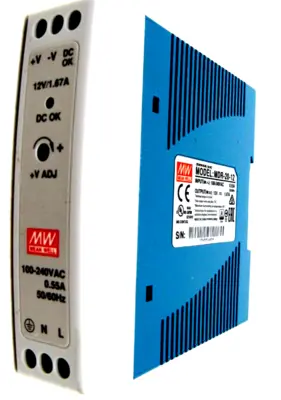 NEW MEAN WELL MDR-20-12 POWER SUPPLY MDR2012