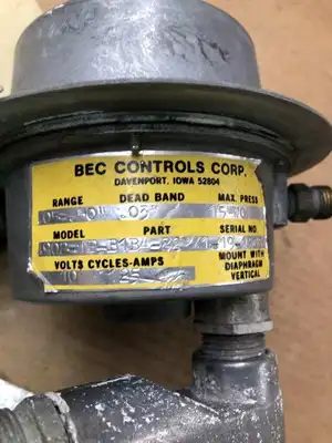 BEC Controls A902-1P-B1B4-82 Air Pressure Proving Switch .05-.50″ 15″WO 10V