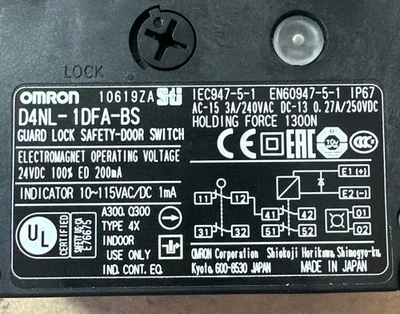 NEW Omron D4NL-1DFA-BS