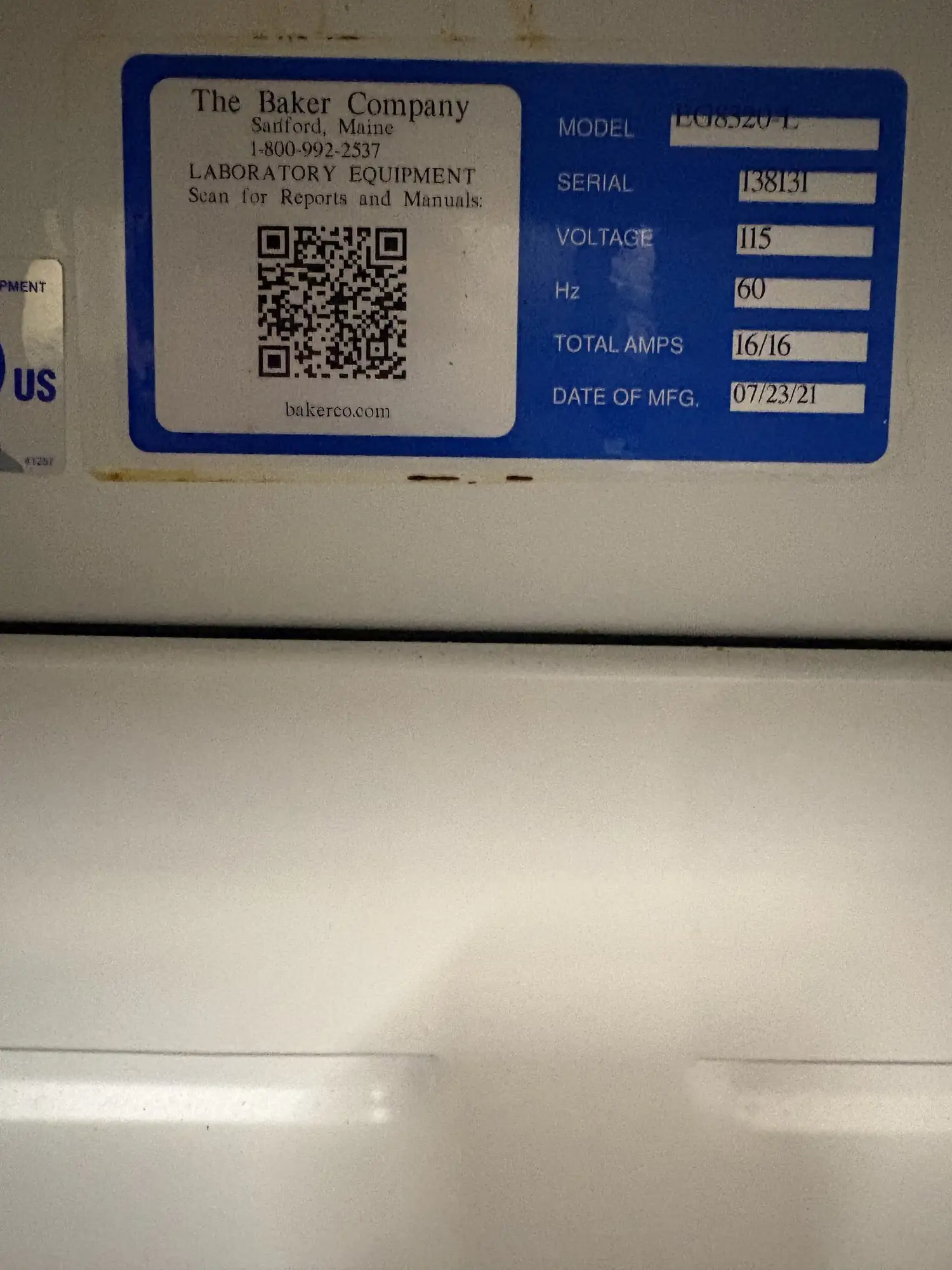 Used The Baker Company ECR320-L Laminar Flow Hoods Texas US | PT Medical Technologies #1458637