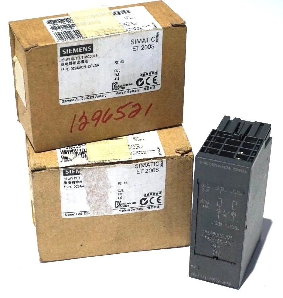 3 NEW SIEMENS 6ES7-138-4FR00-0AA0 OUTPUT MODULES 6ES71384FR000AA0