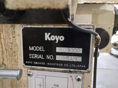 Koyo KC300D Finish Outer Diameter Grinding Machine