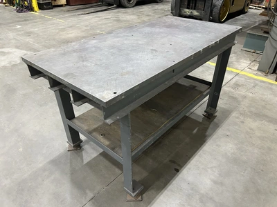 Welding Table, 60.5″ length x 30″ width x 34.25″ height