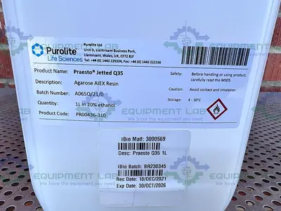 NEW PUROLITE LIFE SCIENCES PRAESTO JETTED Q35 ANTIBODY PURIFICATION RESIN