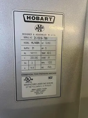 USED HOBART HL1400N