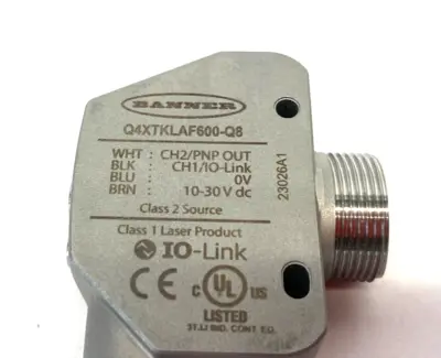New | in-Stock Banner Engineering Rugged Photoelectric Laser Sensor, Adjustable Field, IO-Link Photoelectric Sensors Michigan US | Maverick Industrial Sales #1402462