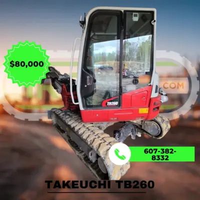 TAKEUCHI TB260 Excavator | Iron Listing (1)