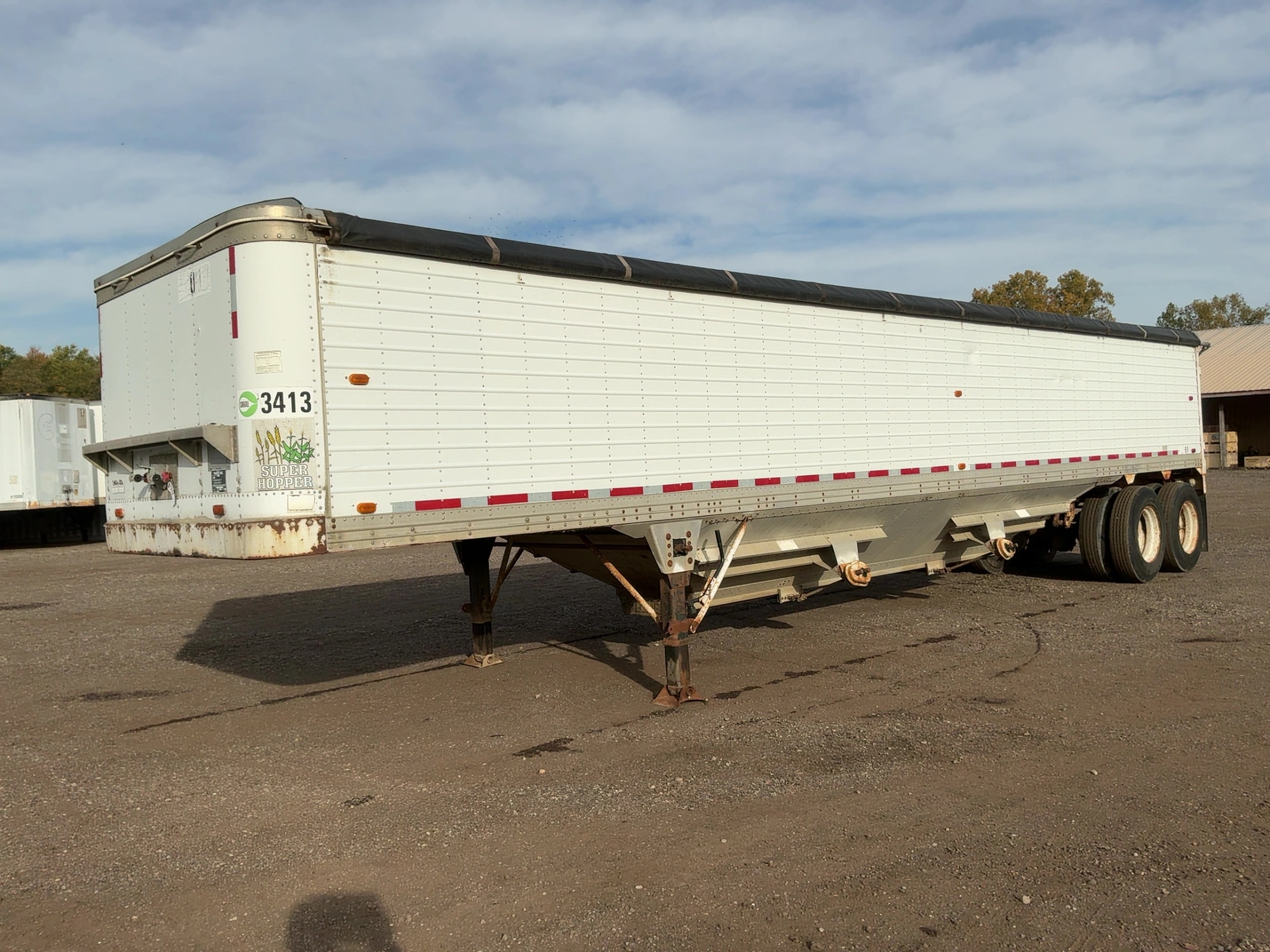Used 1986 TIMPTE 40' SUPER HOPPER Grain Hopper Trailers Michigan US | Miedema Asset Management Group #1579900