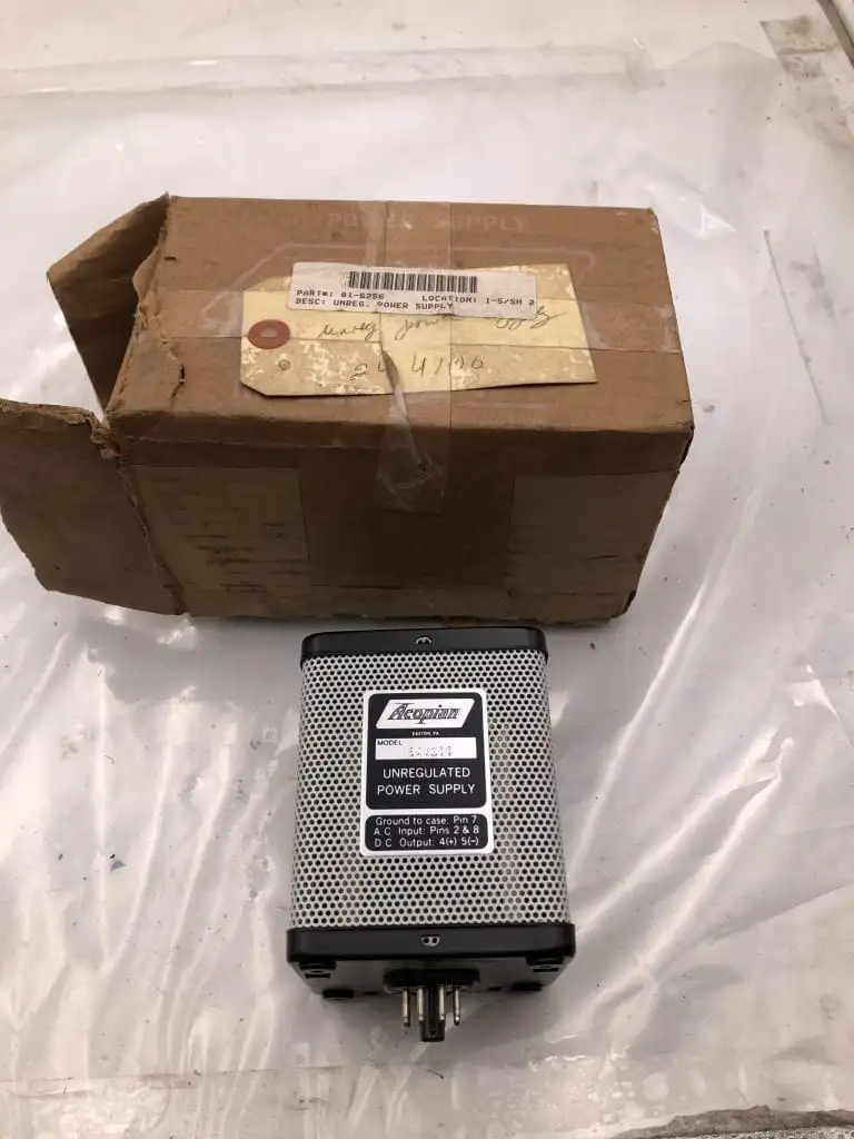 Acopian 24U100 Unregulated Power Supply 24VDC 1A Out/0-125VAC In -NIB