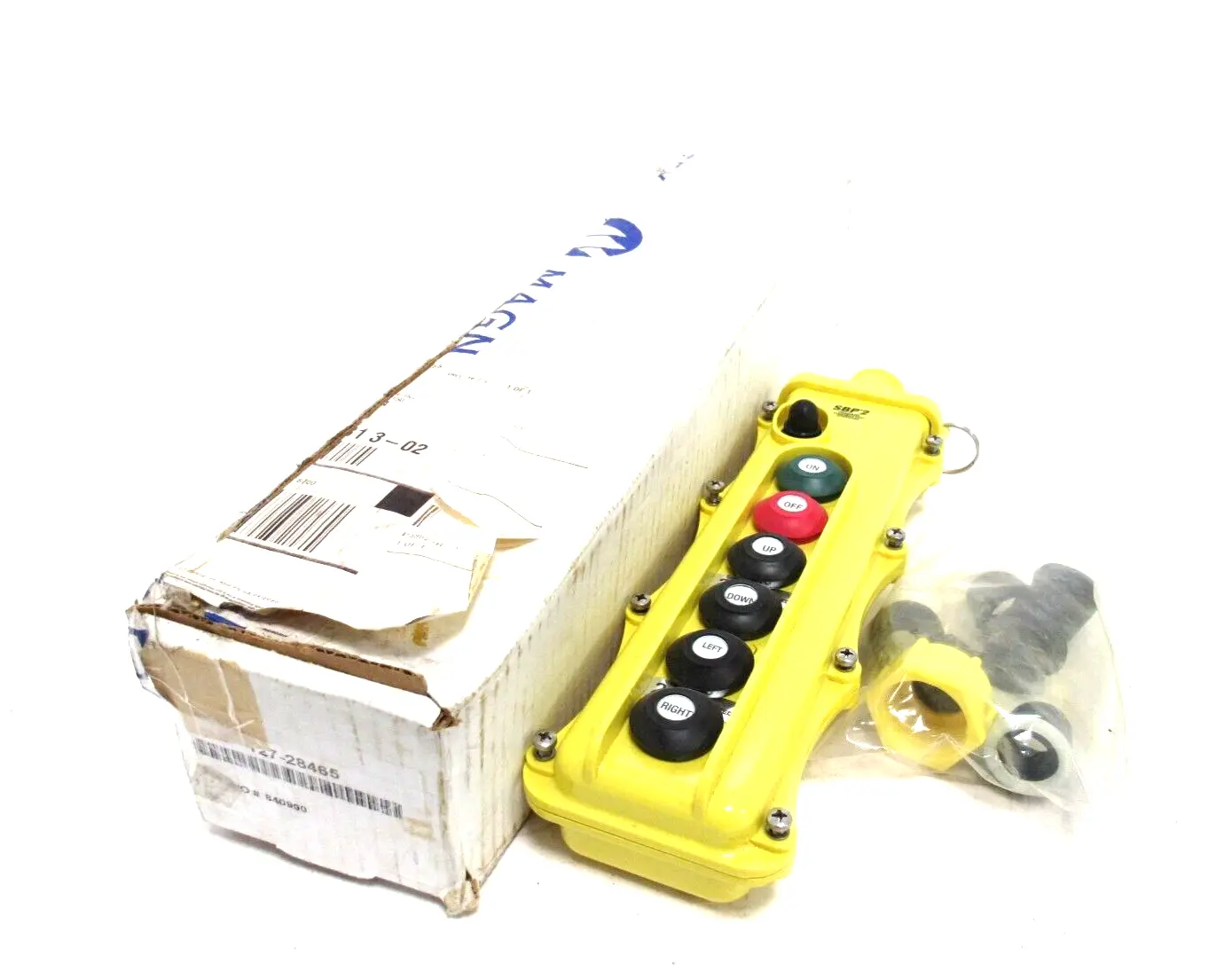 NEW MAGNETEK SBP2-6-BZS-H2-S-S PENDANT STATION 6 BUTTON SBP26BZSH2SS