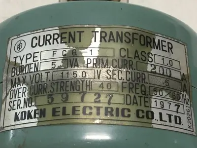 USED KOKEN ELECTRIC FCQ-1