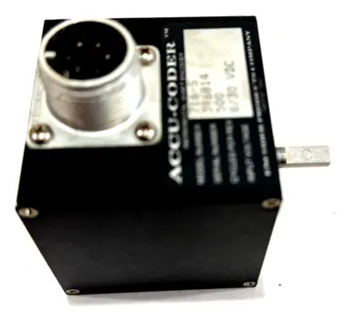 NEW ACCU-CODER 716-S INCREMENTAL SHAFT ENCODER 8/30VDC 500 CYCLES PER REV 716S