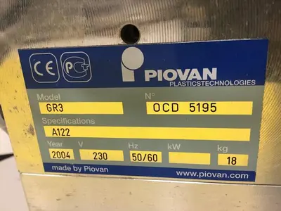 USED PIOVAN GR3