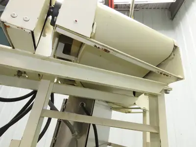Jantec PTM 90 Deg Curve Portable Conveyor 16" Belt 480V 3PH Variable Speed 45FPM