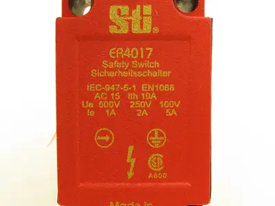 Omron STI ER4017 Emergency Cable Pull Safety Switch 500V/1A 250V/2A 100V/5A