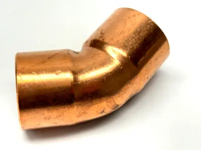 W01370D | Nibco  1-1/4 45 Degree Elbow Copper CxC - New Other