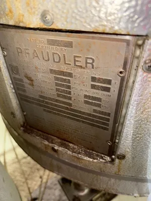 1992 PFAUDLER 30 GALLON Reaktory ze stali ko, atmosferyczne i ciśnieniowe (0-499 gal) | Perry Equipment (3)