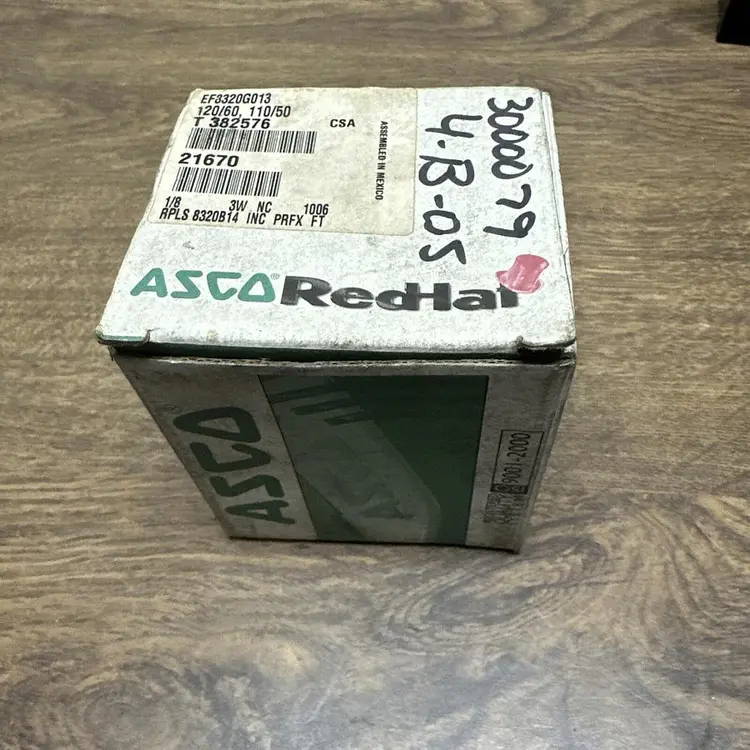 New | in-Stock ASCO EF8320G013 Misc Electrical & Power Parts Ohio US | Surplus Asset Holdings #1236854