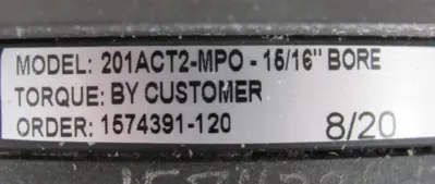 NEW AMERICAN AUTOGARD 201ACT2-MPO-15/16" TORQUE LIMTER 1574391-120