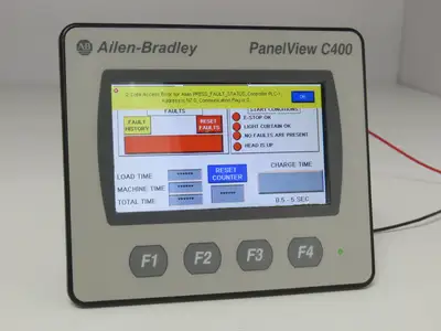 Allen Bradley 2711C-T4T PanelView Component 4" Touch Screen & 4-Key Input 24V