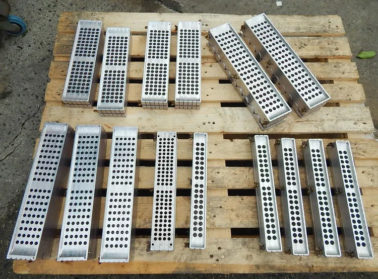 Used ONE LOT OF LIPSTICK MOULDS 16 LIPSTICK MOLDS Cosmetic Complete Packaging Lines New Jersey US | Champion Trading Corporation #423446