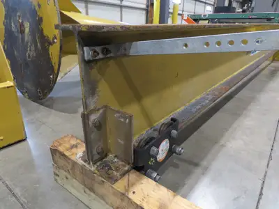 Contrx 2 Ton 4000 Lb Free Standing Jib Crane 14' Span 12' Height Under Beam