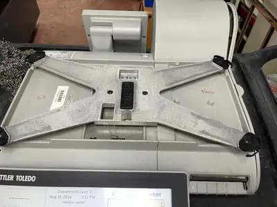 Used Toledo Used Toledo UCCW Smart Touch Counter Deli Produce Digital Scale with Printer 30lb Food Scales Illinois US | Falcon Restaurant Supply #1376079