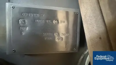 USED De Dietrich 3,000 Liter DeDietrich Glass Lined Reactor, 34/90#