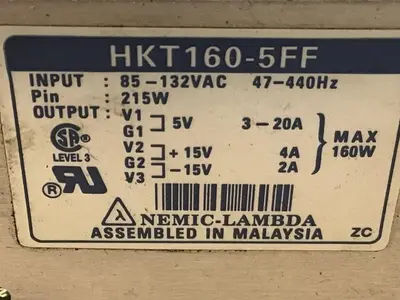 USED NEMIC-LAMBDA HKT160-5FF