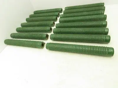 Fuji Electric 400 Ceramic Rib Wound Resistor Green 10 Ohm 13" Lot of 15