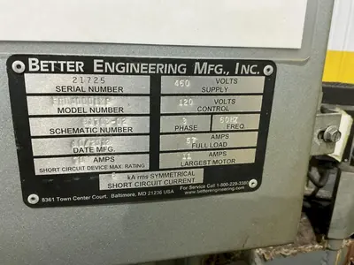 USED BETTER ENGINEERING FRD4000LXP