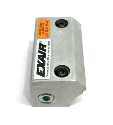 USED EXAIR AIR KNIFE, ALUMINUM, 1/4" PORTS, 3" LENGTH